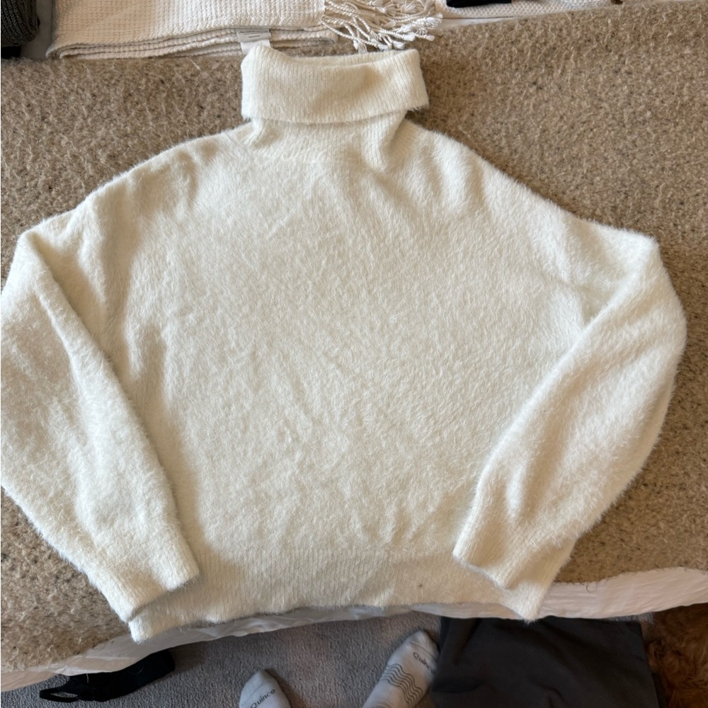 Cozy Cream Turtleneck Sweater